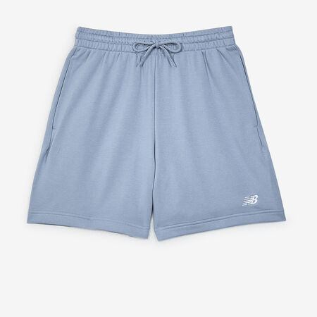 NEW BALANCE SHORT ESSENTIALS SMALL LOGO BLU/BIANCO UOMO