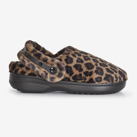 CROCS UNFURGETTABLE CLOG LEOPARD BEIGE/MARRONE DONNA