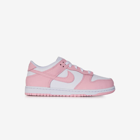 NIKE dunk DUNK LOW BIANCO/ROSA BAMBINO