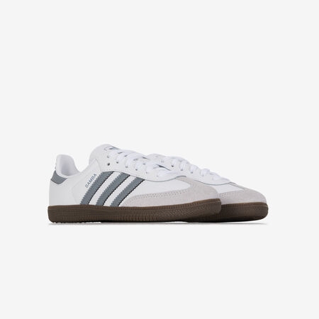 ADIDAS ORIGINALS samba SAMBA OG BIANCO/GRIGIO BAMBINO