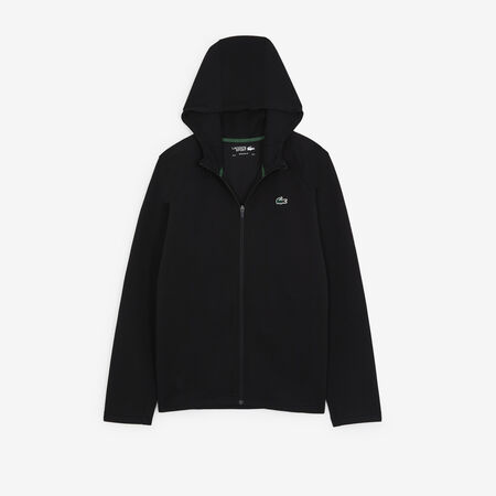 LACOSTE JACKET TRACKSUIT FZ FLEECE NERO UOMO