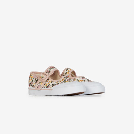 VANS MARY JANE FLORAL BEIGE/ROSA NEONATO