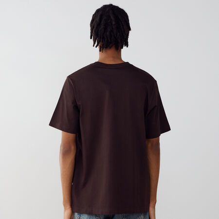 ADIDAS ORIGINALS TEE SHIRT ESSENTIAL MARRONE UOMO