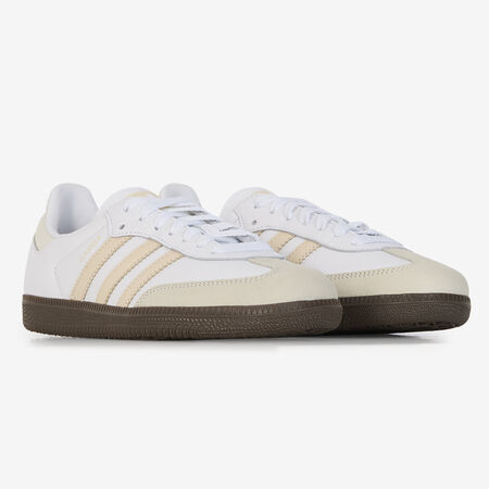 ADIDAS ORIGINALS samba SAMBA OG BIANCO/BEIGE DONNA