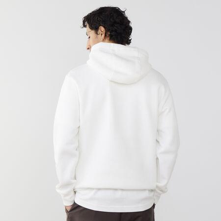 NIKE HOODIE CLUB SMALL LOGO BLANC UOMO