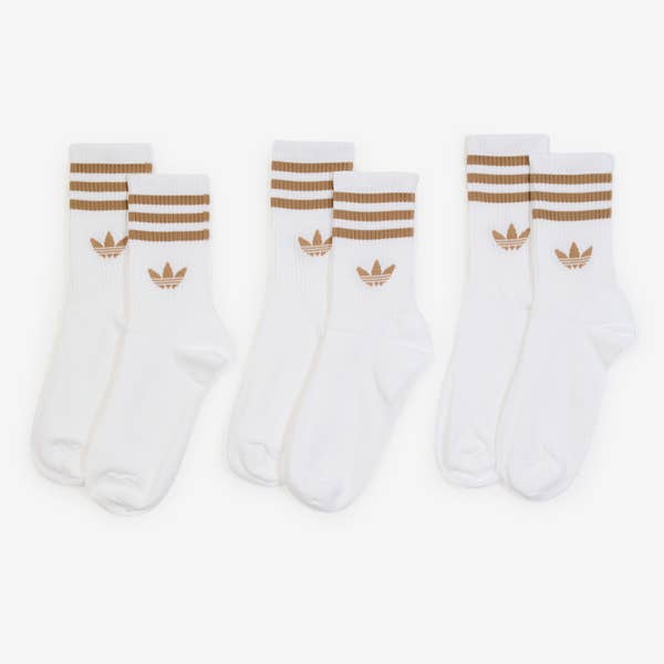CHAUSSETTES X3 CREW 3 STRIPES