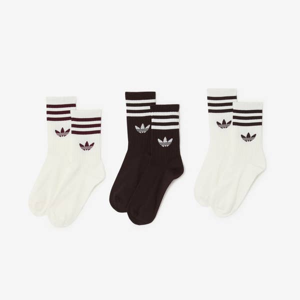 CHAUSSETTES X3 CREW 3 STRIPES