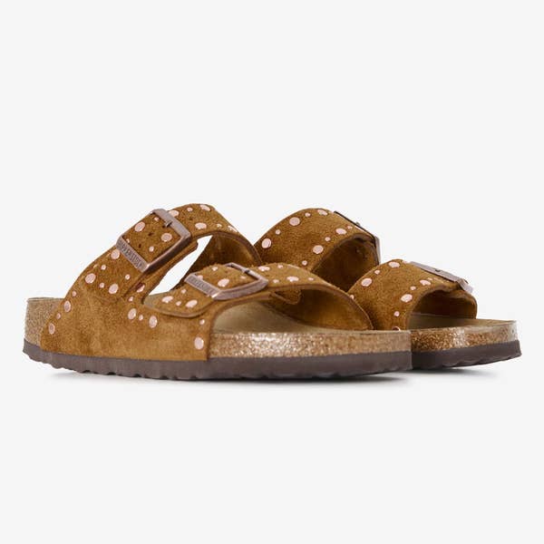 ARIZONA SUEDE RIVET MINK