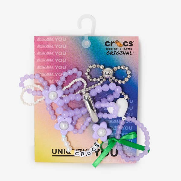 JIBBITZ PURPLE METAL 5PC