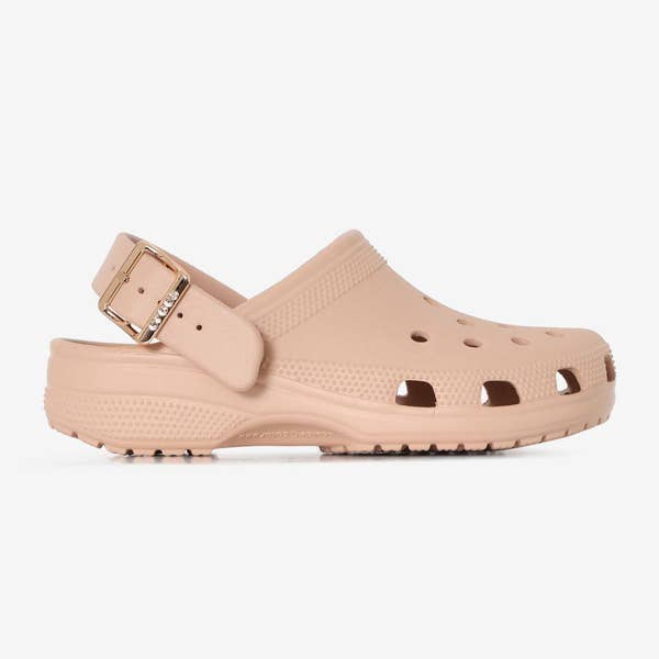 CLASSIC METALLIC BUCKLE CLOG