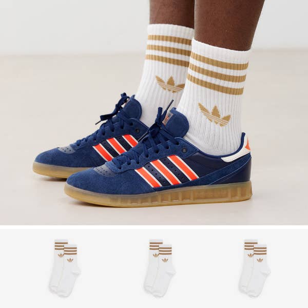 CHAUSSETTES X3 CREW 3 STRIPES