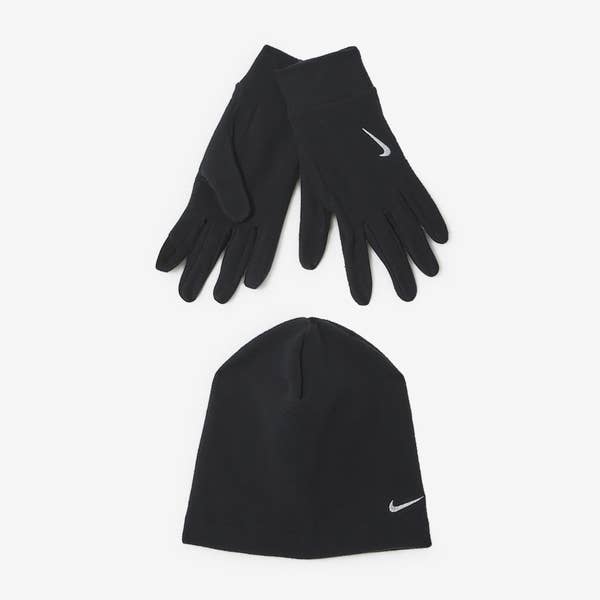 BEANIE AND GLOVES SET FLEECE ESS