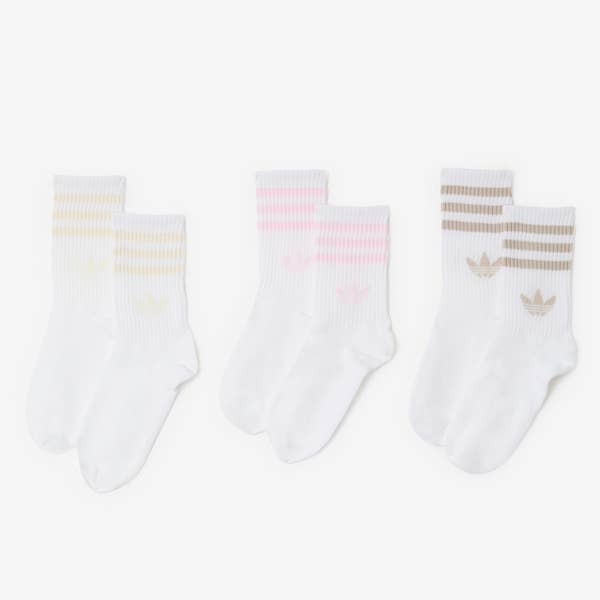 CHAUSSETTES X3 CREW 3 STRIPES