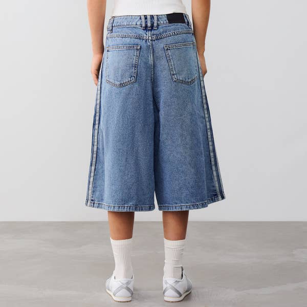 SHORT LONG ADICOLOR DENIM