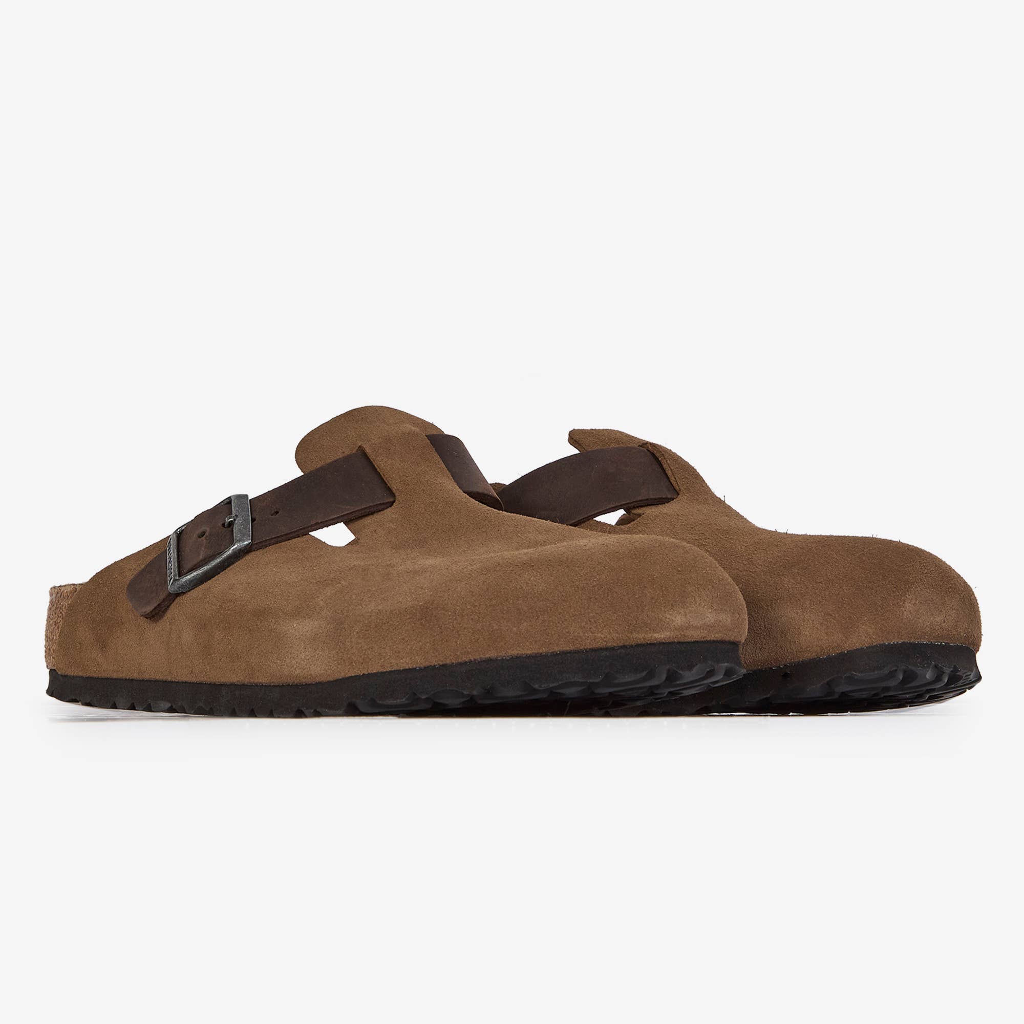 BIRKENSTOCK BOSTON MIX LEATHER DARK TEA MARRONE - SNEAKERS UOMO