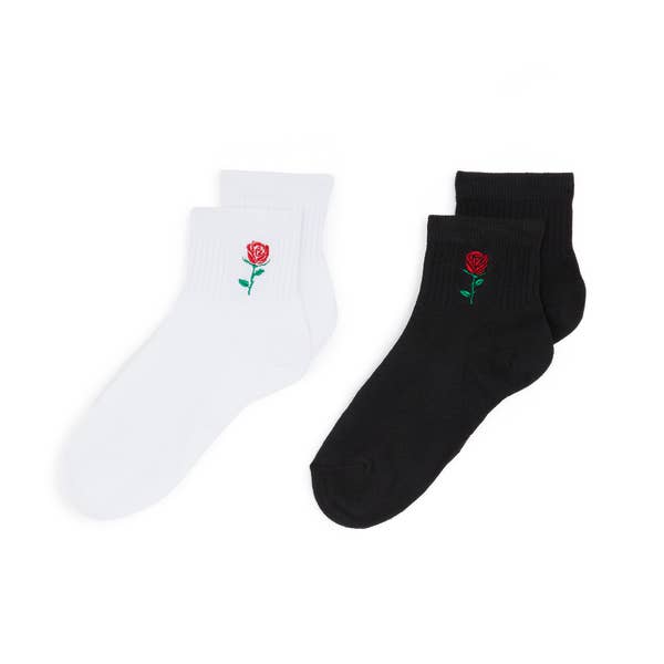 PACK QUARTER BRODERIE ROSE X2
