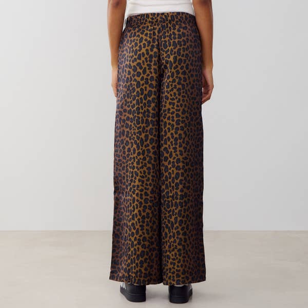 PANT WIDE LEG LEO SATIN