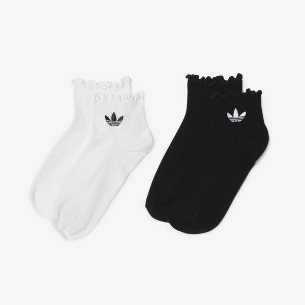 CHAUSSETTES X2 QUARTER RUFFLE