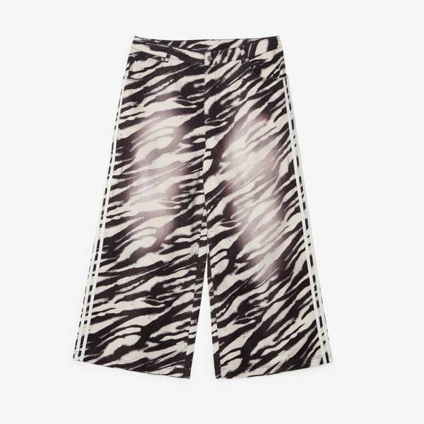 PANT WIDE LEG ZEBRA PRINT